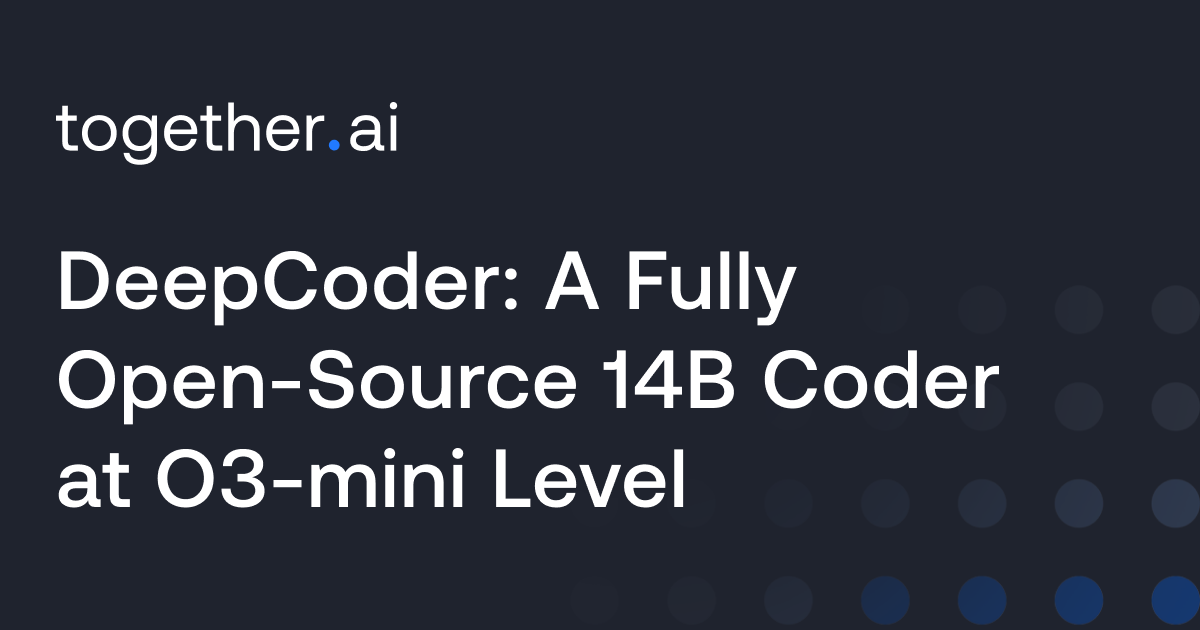 DeepCoder-14B: Open-Source AI Model Achieves Exceptional Coding Performance