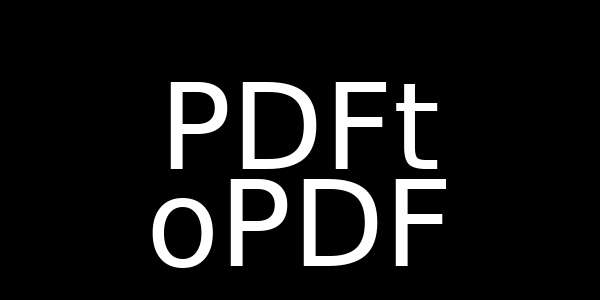 PDFtoPDF